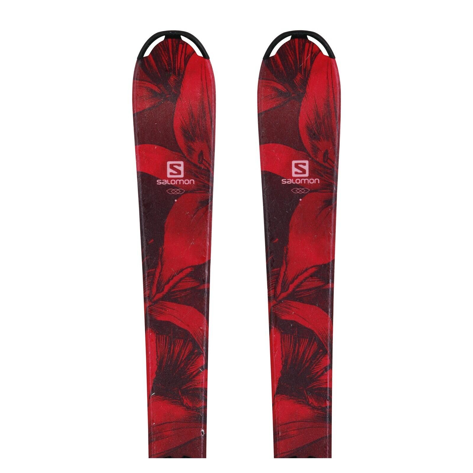 RECONDITIONNE - Ski Junior Salomon Qst Lux Jr + Fixations 2/4