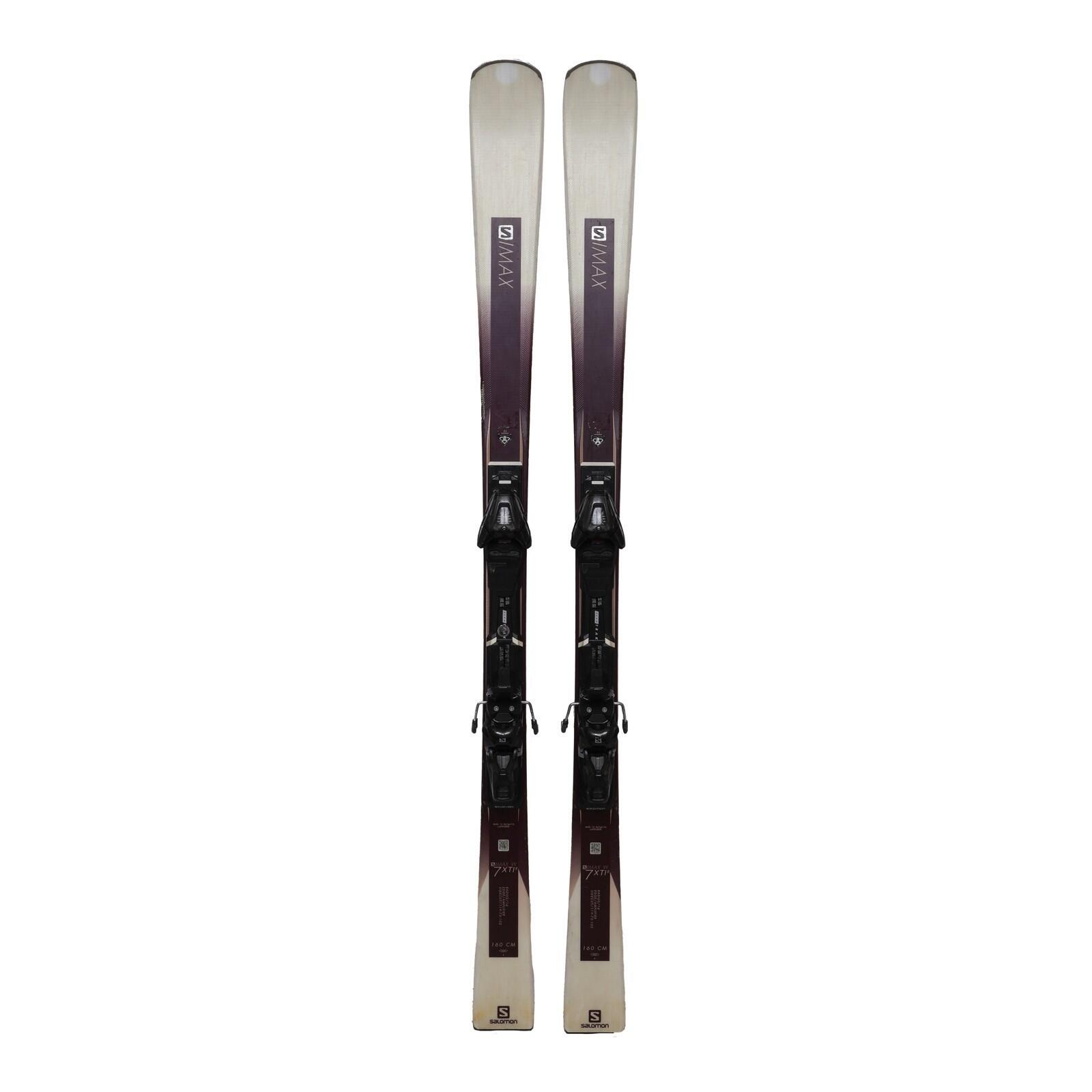 TWEEDEHANDS - Gebruikte Salomon S Max W 7 Xti R Ski + Bindingen - GOEDE 2/4