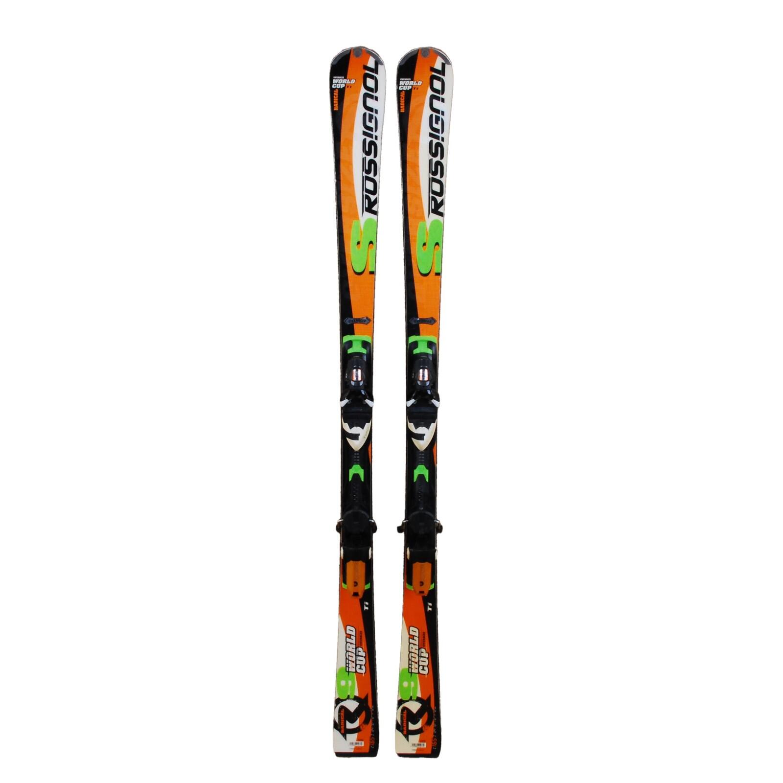 ROSSIGNOL RADICAL WORLDCUP used品 ROSSIGNOL Radical WORLD CUP 175cm ORANGE SNOW SKIS | eBay