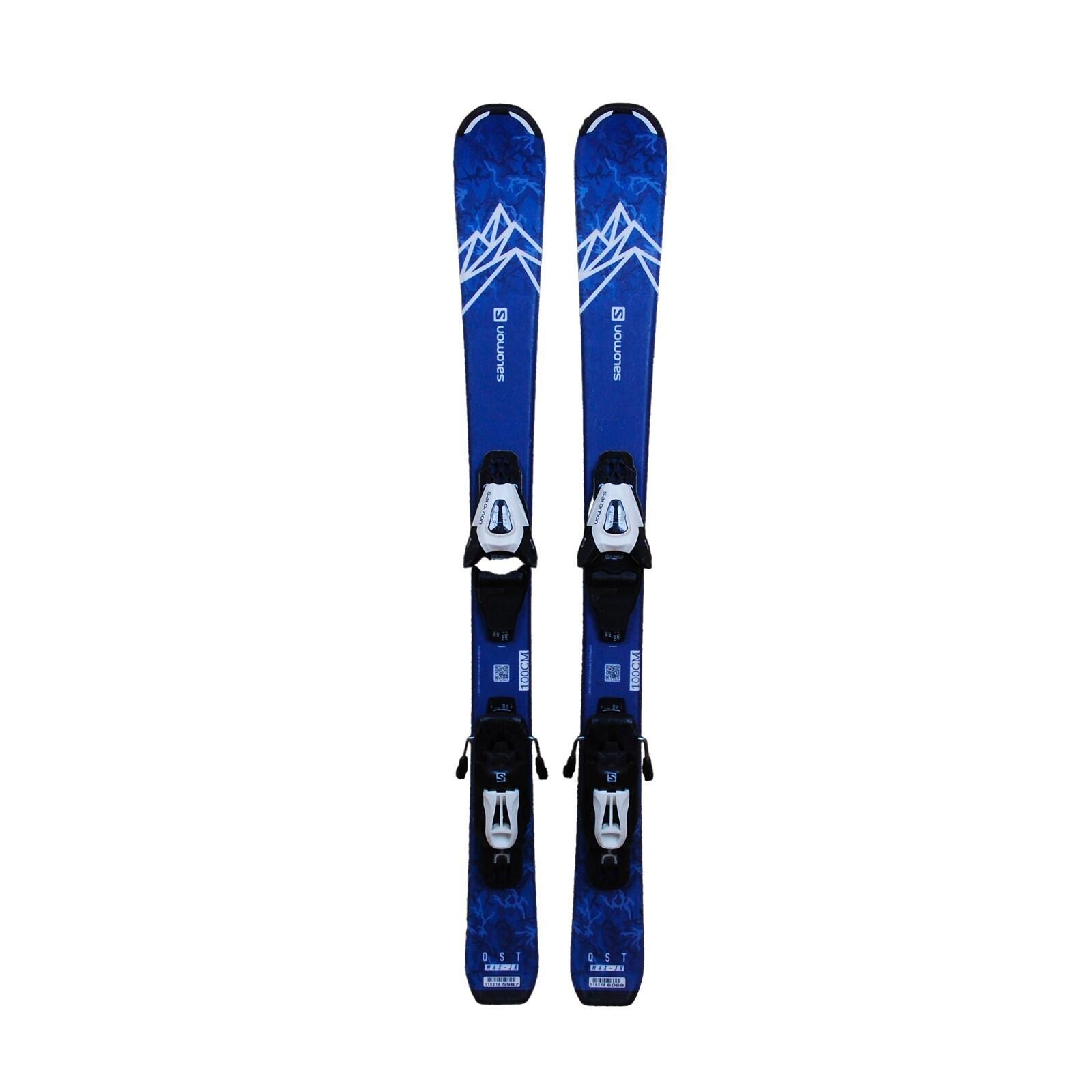 RECONDITIONNE - Ski Junior Salomon Qst Max Jr + Fixations 5/5