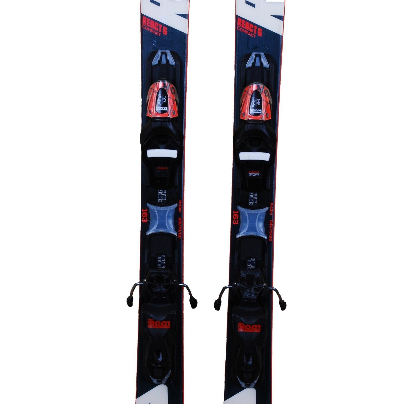 RECONDITIONNE - Ski Rossignol React 6 Compact + Fixations 3/4