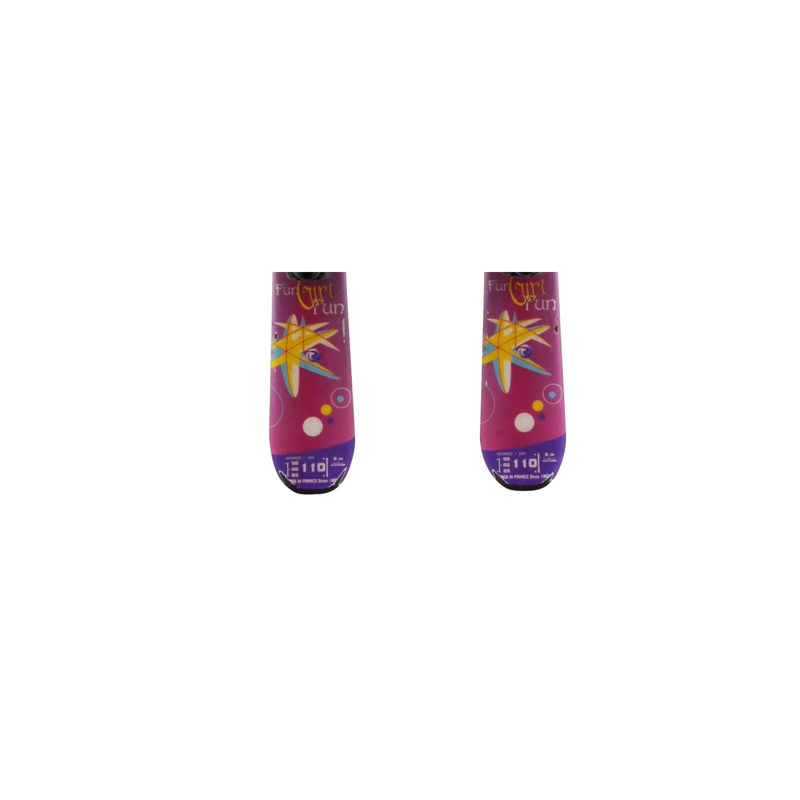 RECONDITIONNE - Ski Junior Rossignol Fun Girl + Fixations 4/4