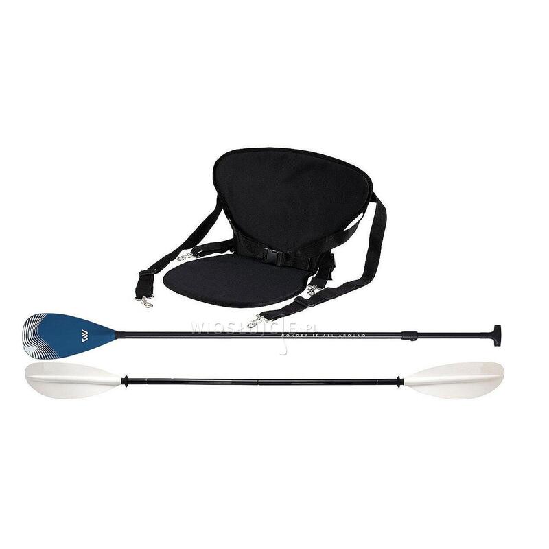 Deska SUP Aqua Marina HYPER 11'6" + zestaw kajakowy + wiosło Carbon Hybrid