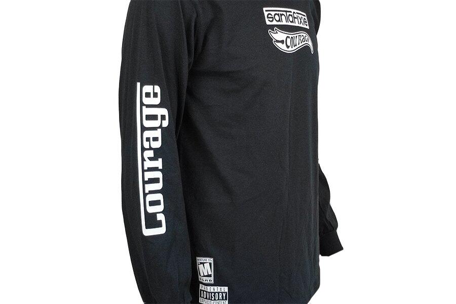 Camiseta Manga Larga Santafixie x Courage Limited Edition Negro 3/7