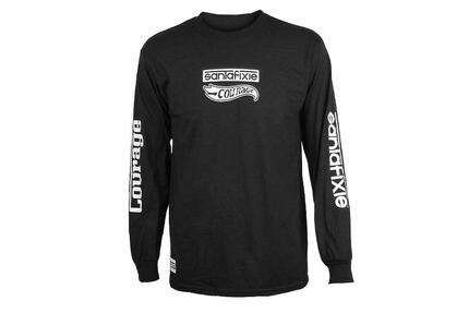 T-shirt à manches longues Santafixie × Courage - Noir