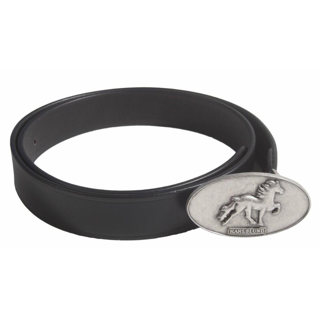 Icelandic horse pattern leather belt Karlslund