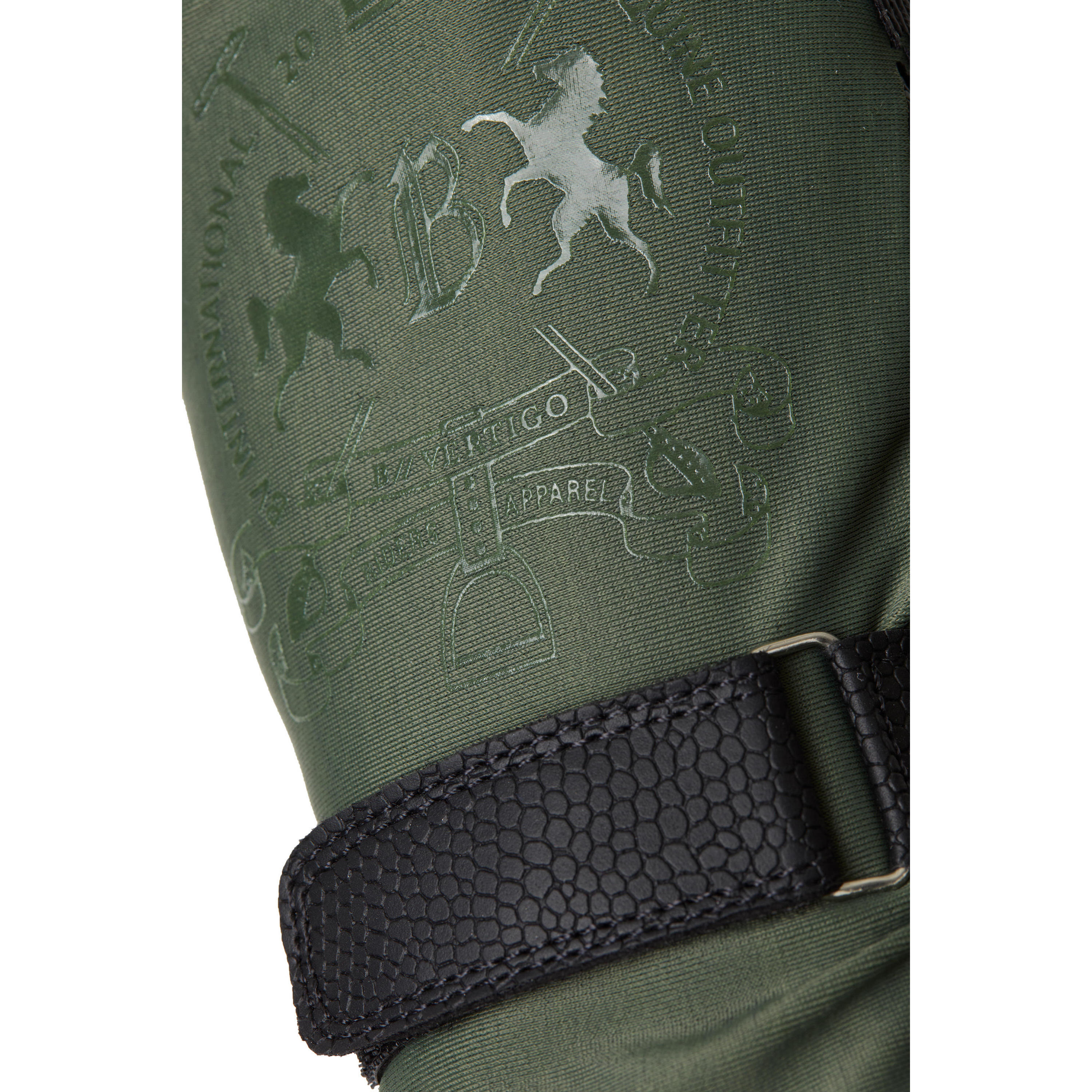 Gants d'équitation avec logo imprimé femme B Vertigo Laia 4/4