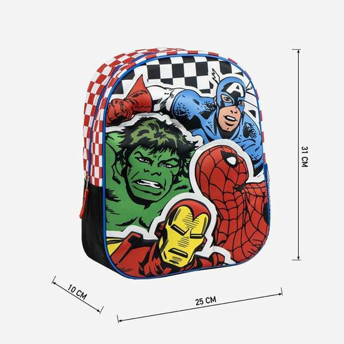 Mochila Escolar 3D The Avengers 67 % Poliéster 5/5