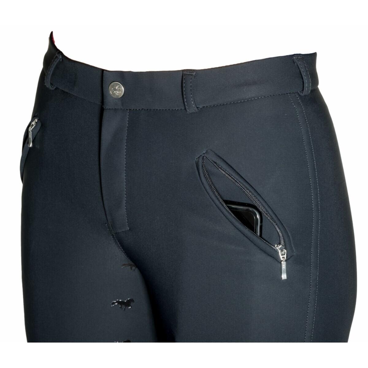 Pantalon full grip équitation hiver femme Karlslund Jökull 3/3