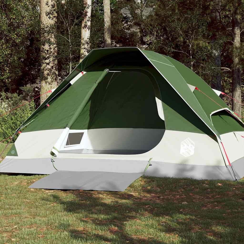 VIDAXL Vidaxl Carpa Domo Impermeable 4 Personas Verde