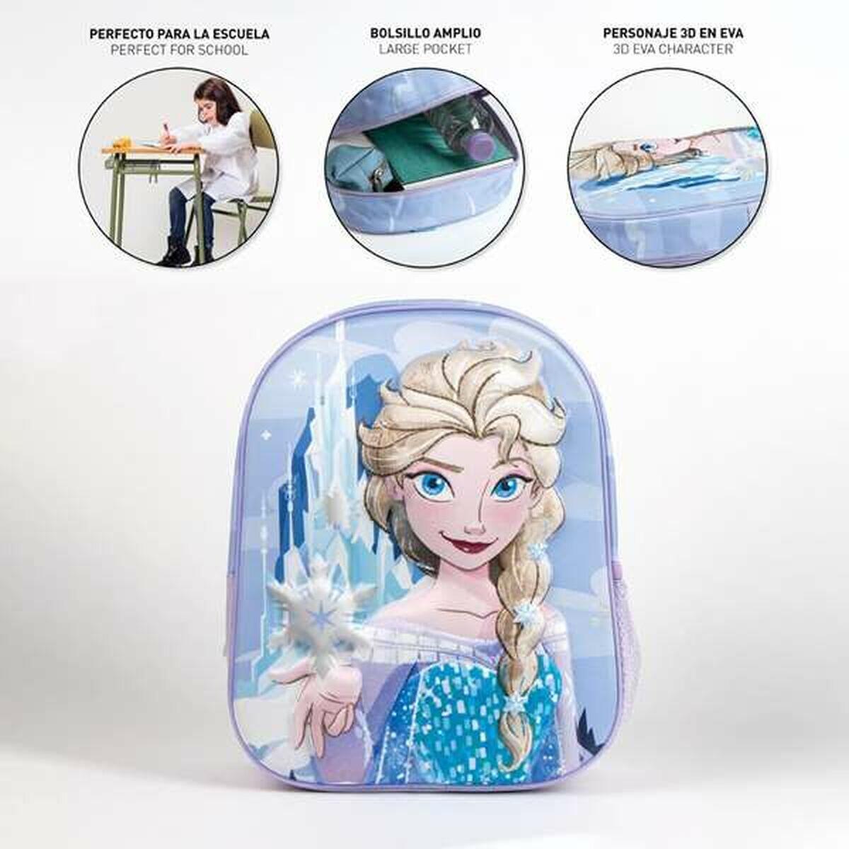Cartable 3D Frozen Bleu 4/5