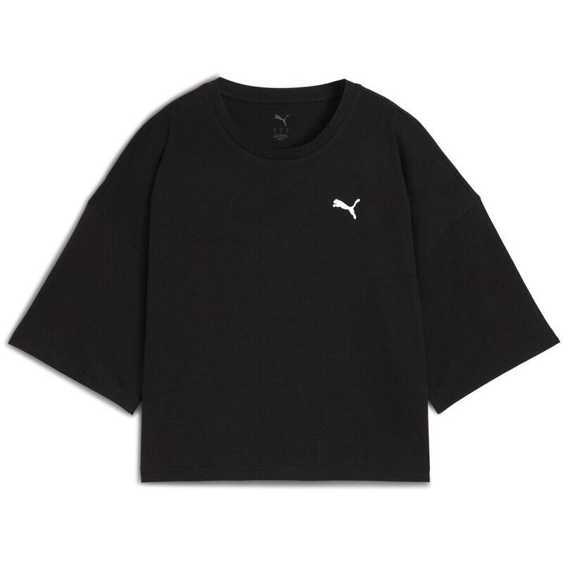 Tricou femei Puma Wardrobe Ess Oversized Short Tee Bl, Negru