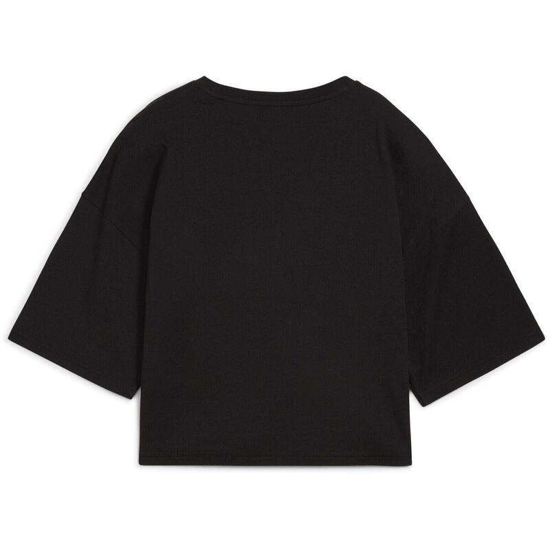 Tricou femei Puma Wardrobe Ess Oversized Short Tee Bl, Negru