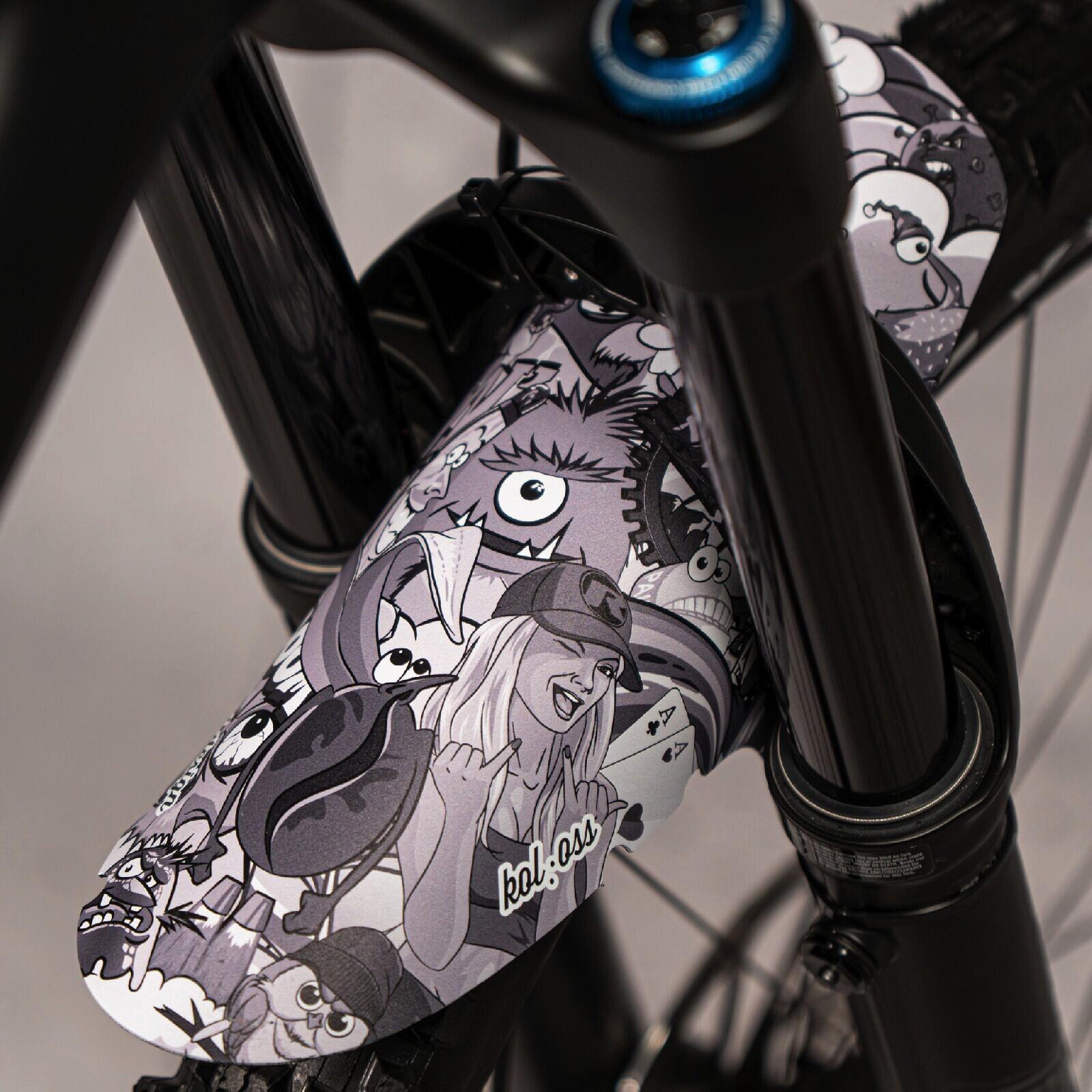 Vorderer Kotflügel Riesel Design Kol:Oss stickerbomb eyecatcher 2/2