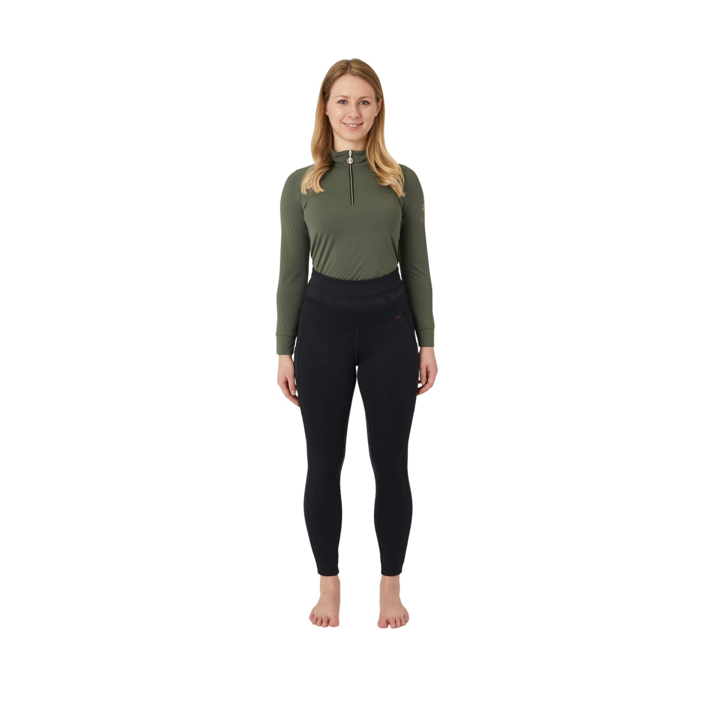 B VERTIGO Leggings a vita alta da donna con aderenza totale B Vertigo Caitlin