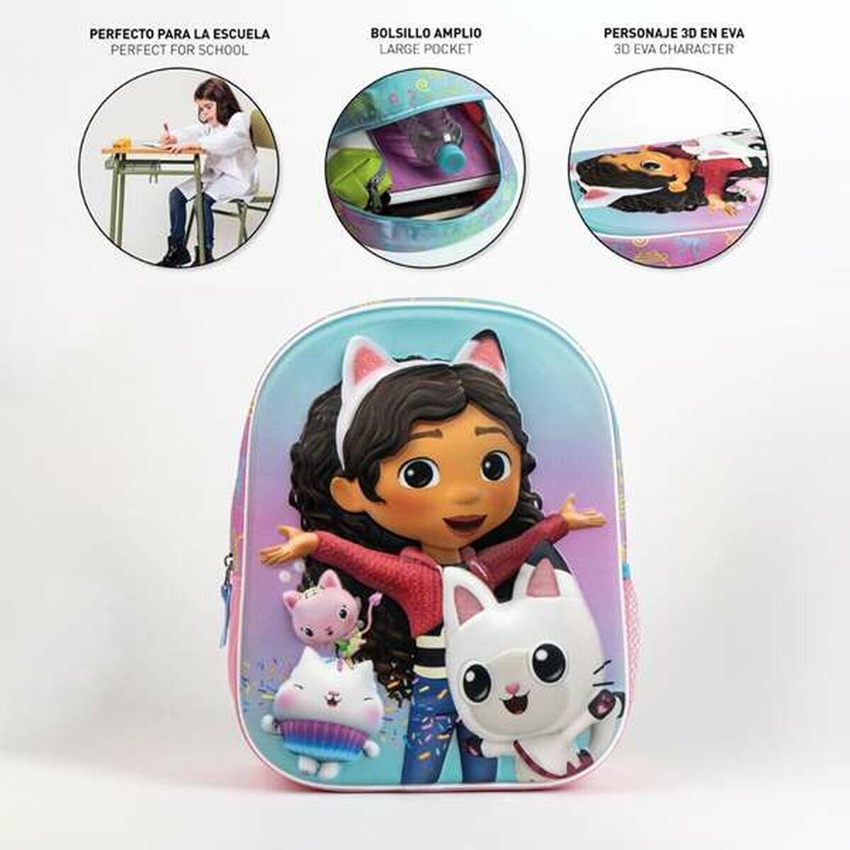 Schulrucksack 3D Gabby's Dollhouse 67 % Polyester 4/5
