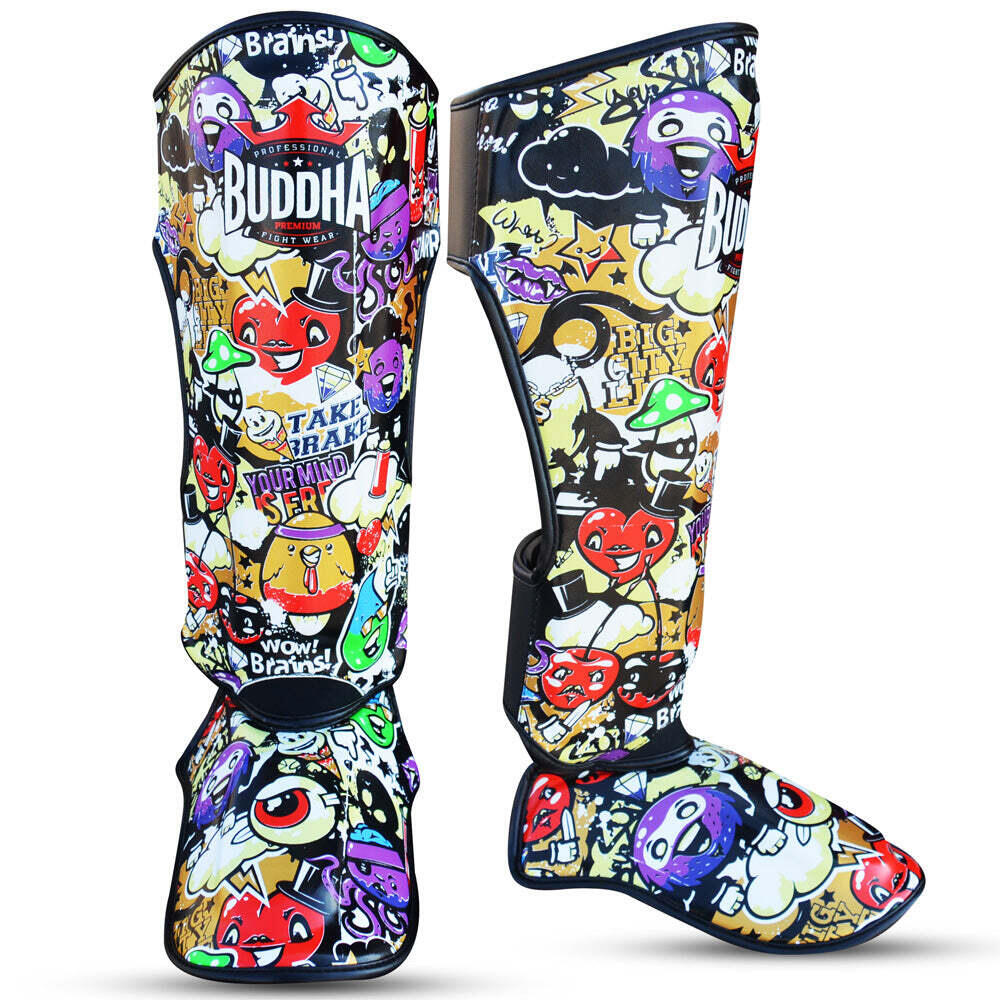 BUDDHA FIGHT WEAR Parastinchi per la Thai Boxe Buddha Fight Wear Zipp