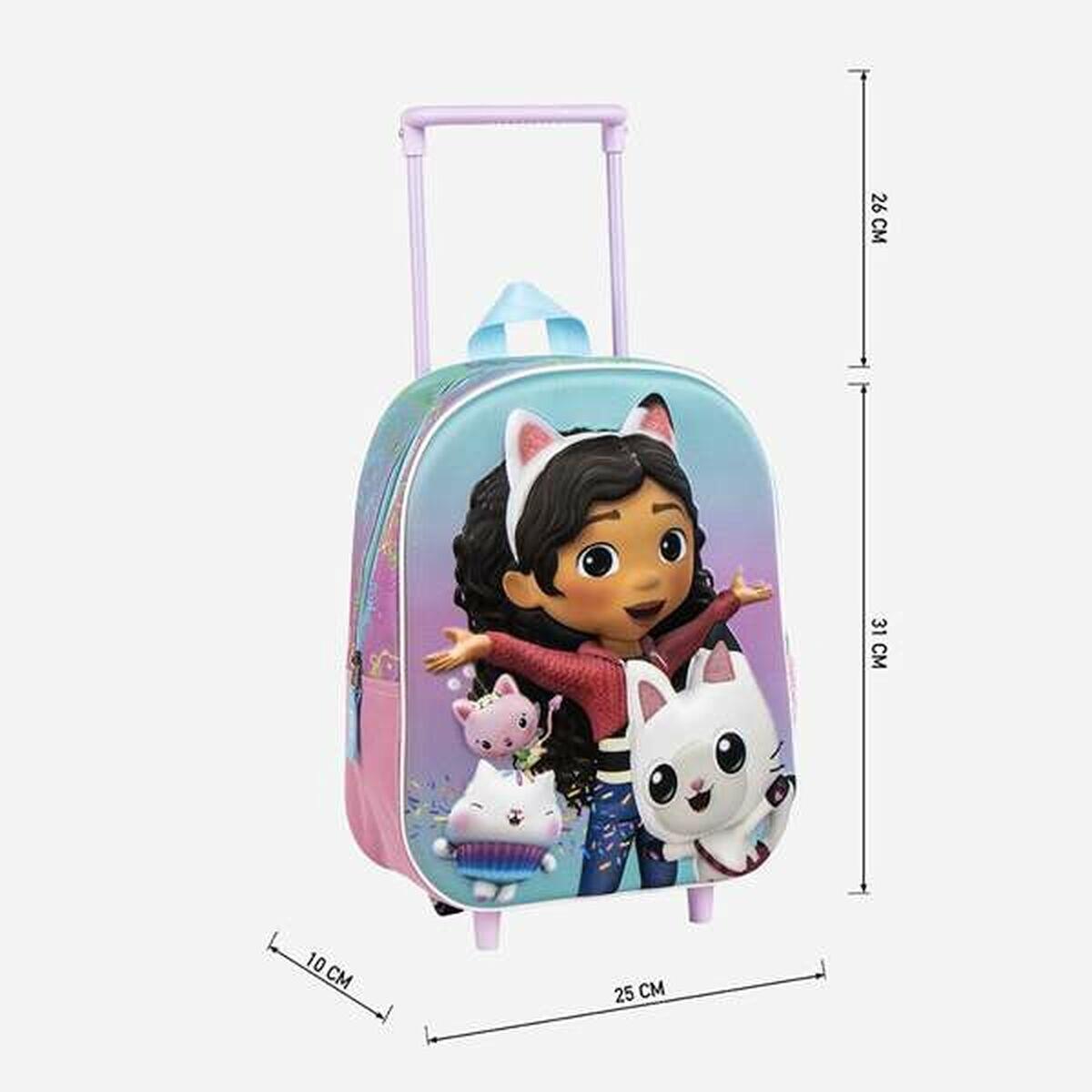 Trolley per la Scuola 3D Gabby's Dollhouse 67 % Poliestere 5/5