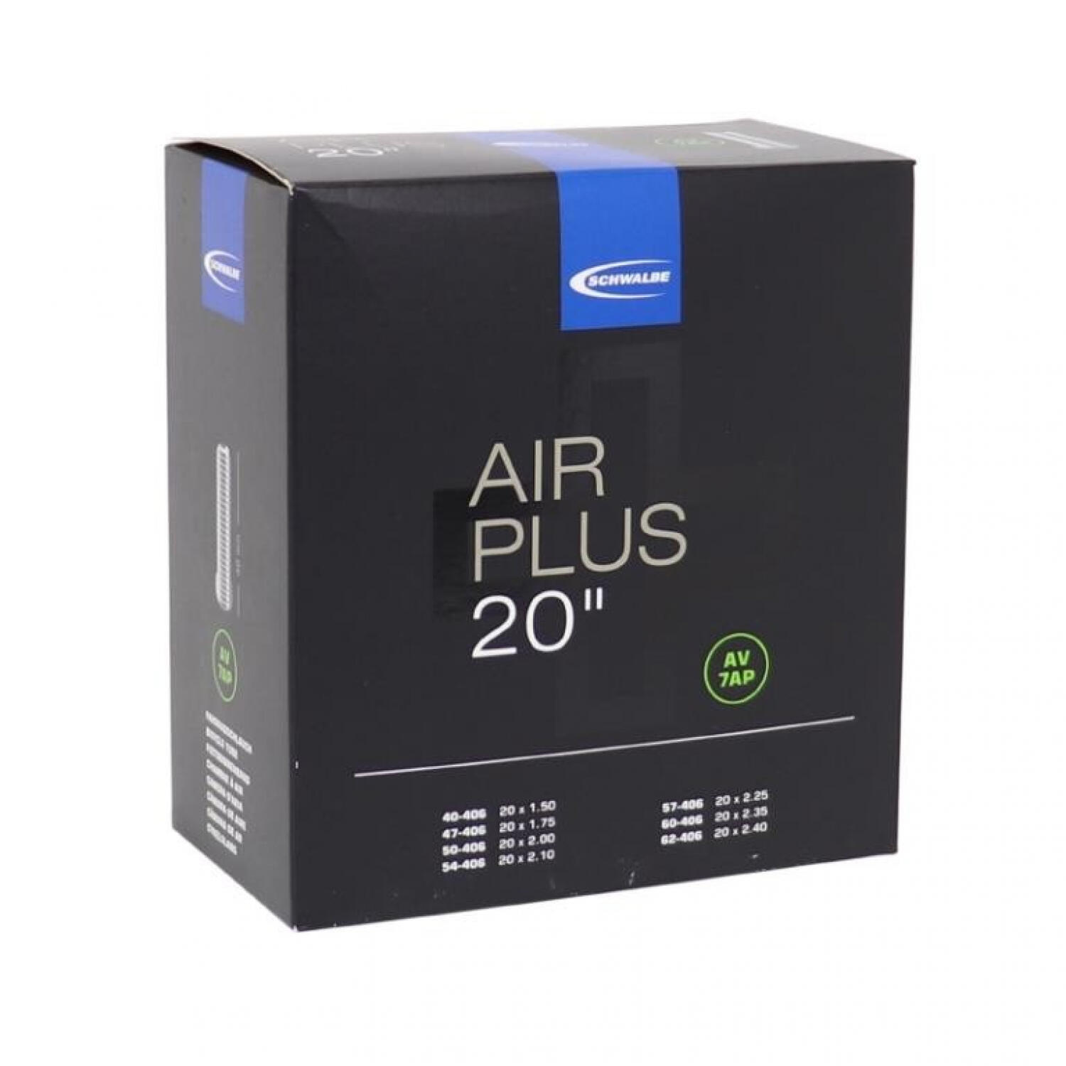 Dętka Air Plus Av7Ap 20"  / 40/62-406 - Zawór 40Mm