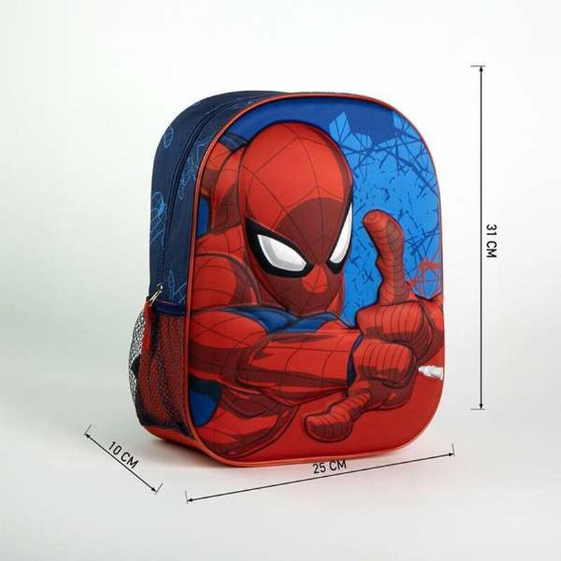 Ghiozdan 3D Spider-Man Albastru