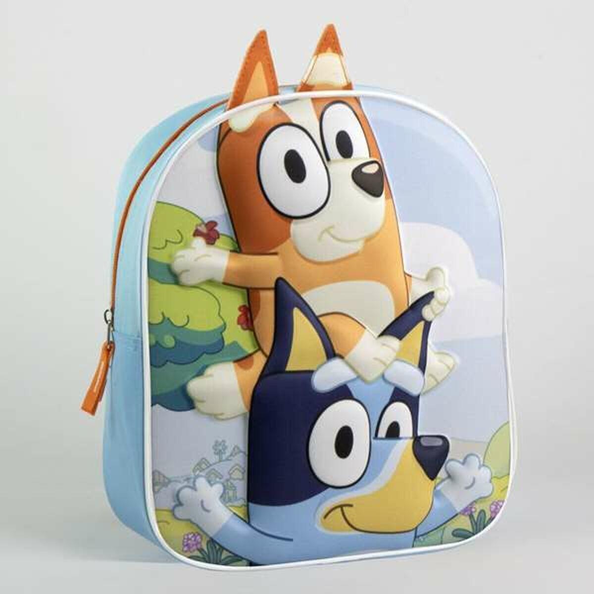Mochila Escolar 3D Bluey Azul 2/4