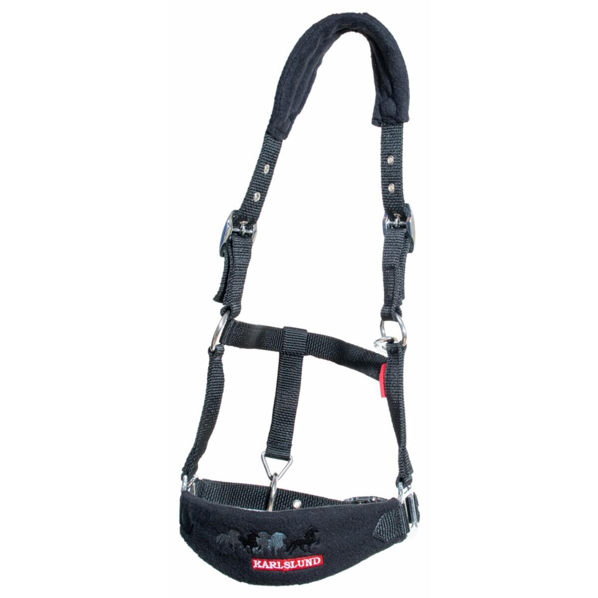 Nylon paardenhalster met fleece vulling Karlslund 2/3
