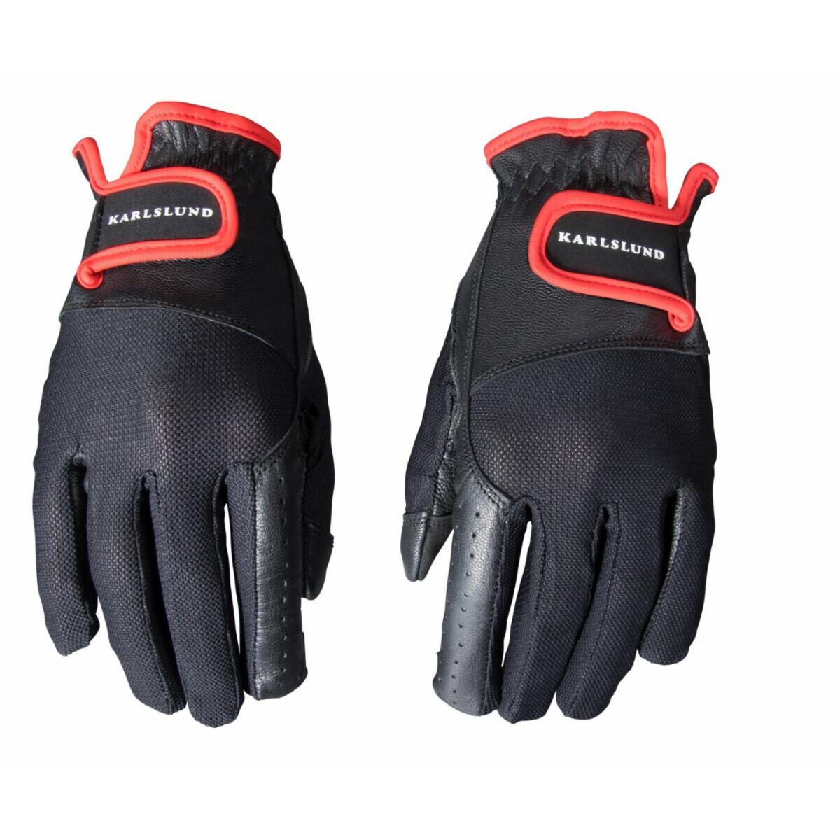 Guantes de equitación de verano Karlslund Sólfari 2/3