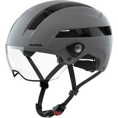 Olympic sportswear alpina urban helm soho visor 51-56 mat grijs