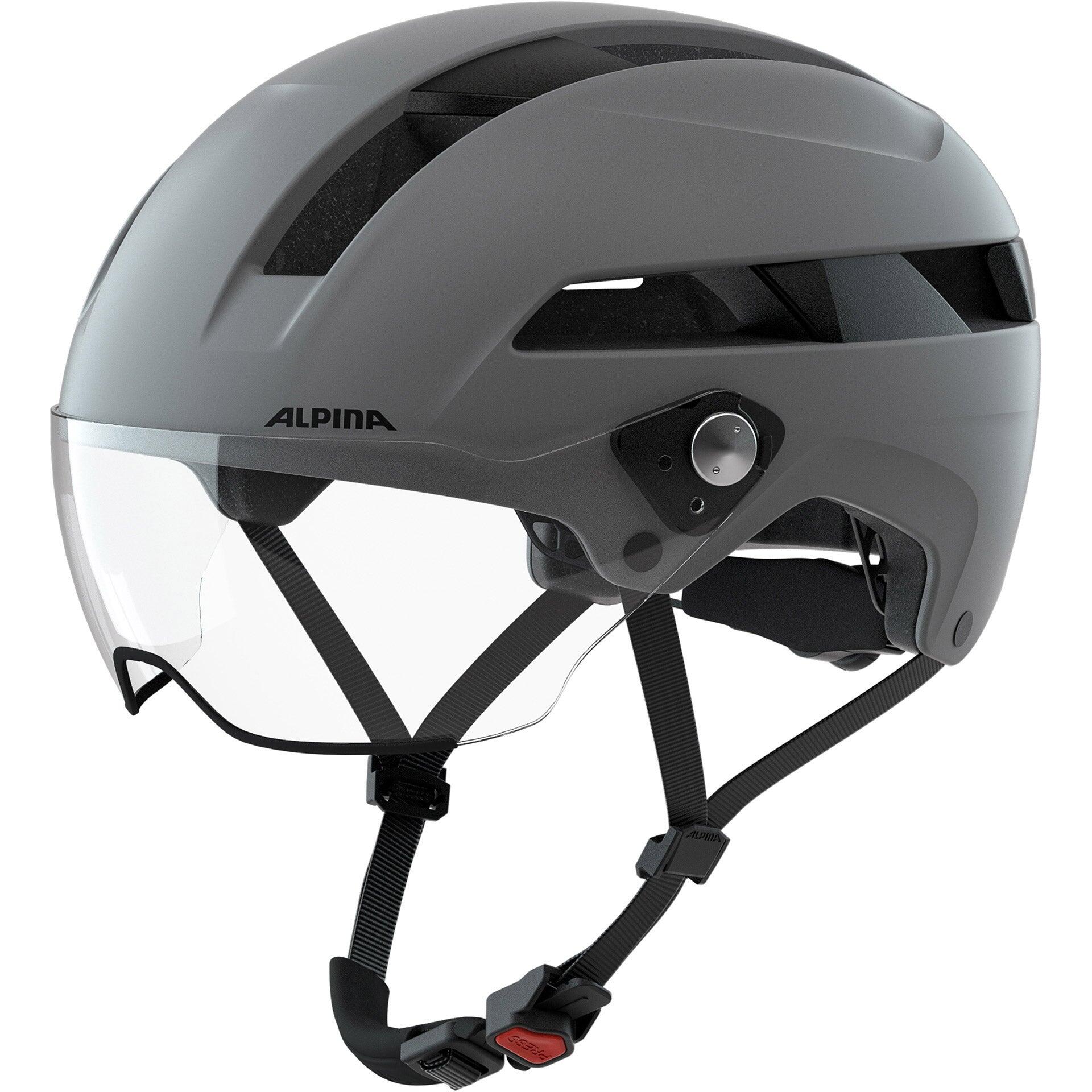 Olympic Sportswear - Casque Urbain Olympique Soho Visor 51-56 Gris Mat - Casque - Gris - 51- 56 Cm - Decathlon