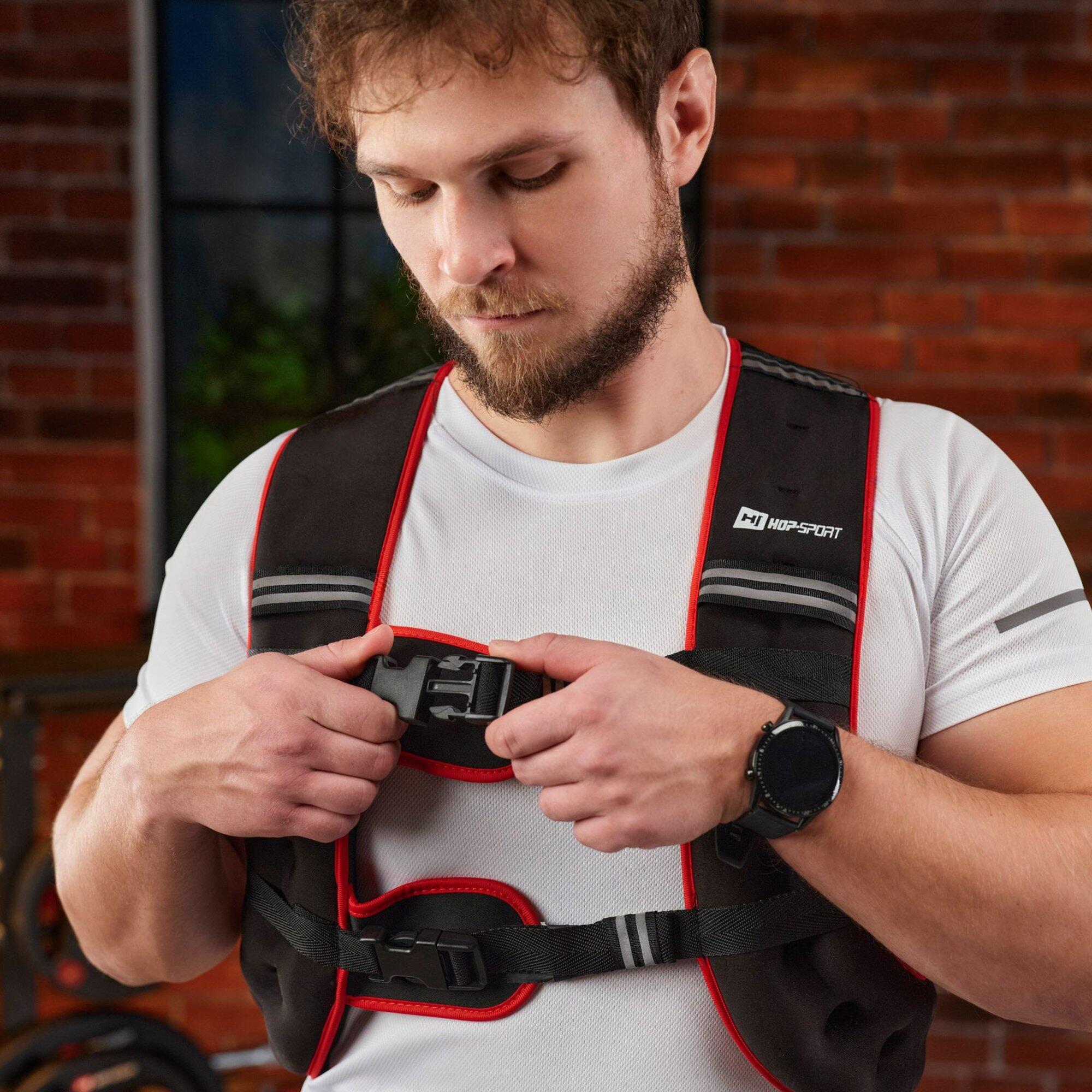 Gilet zavorrato con pesi 10 kg 7/7