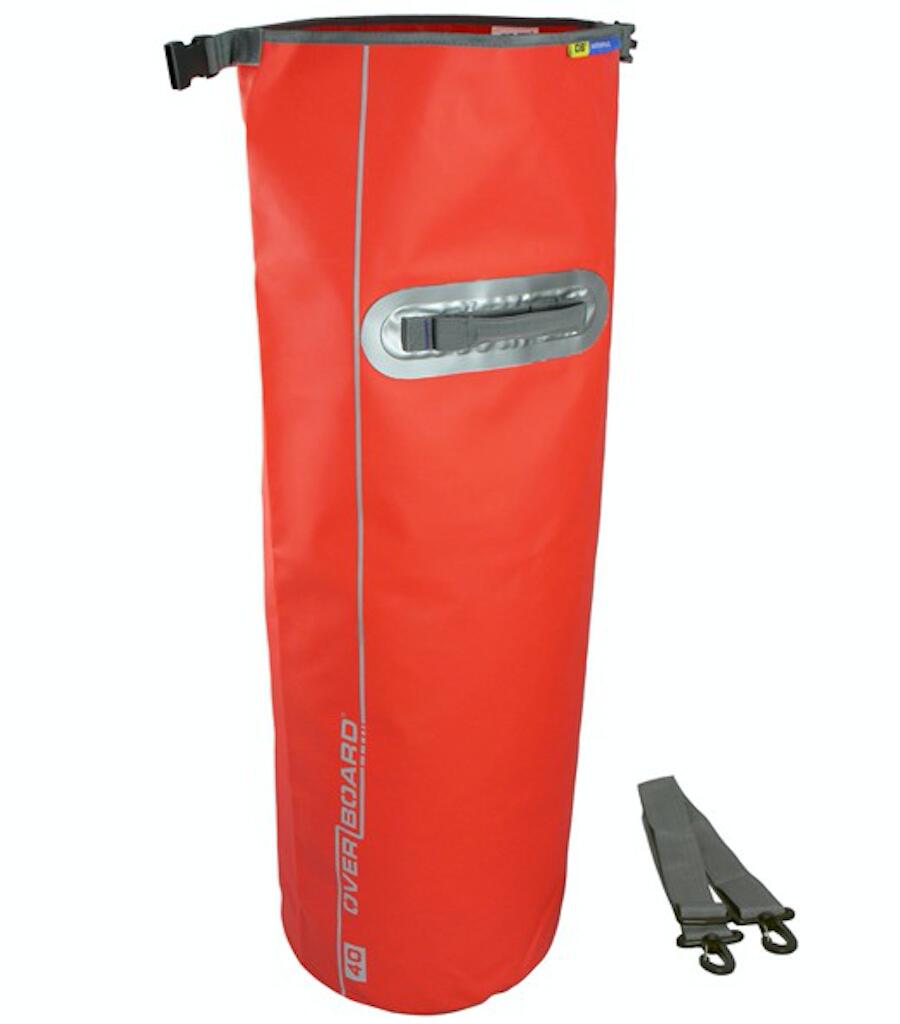 40 Litre Dry Tube Waterproof Bag Red 3/6