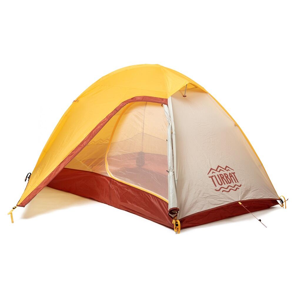 Borzhava 2 Alu - lightweight tent - 2 persons - Yellow
