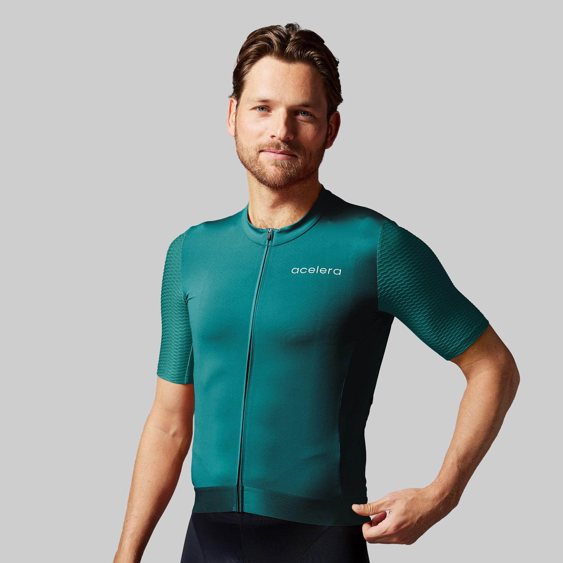 Professional Heren Fietsshirt korte mouw wielrenshirt