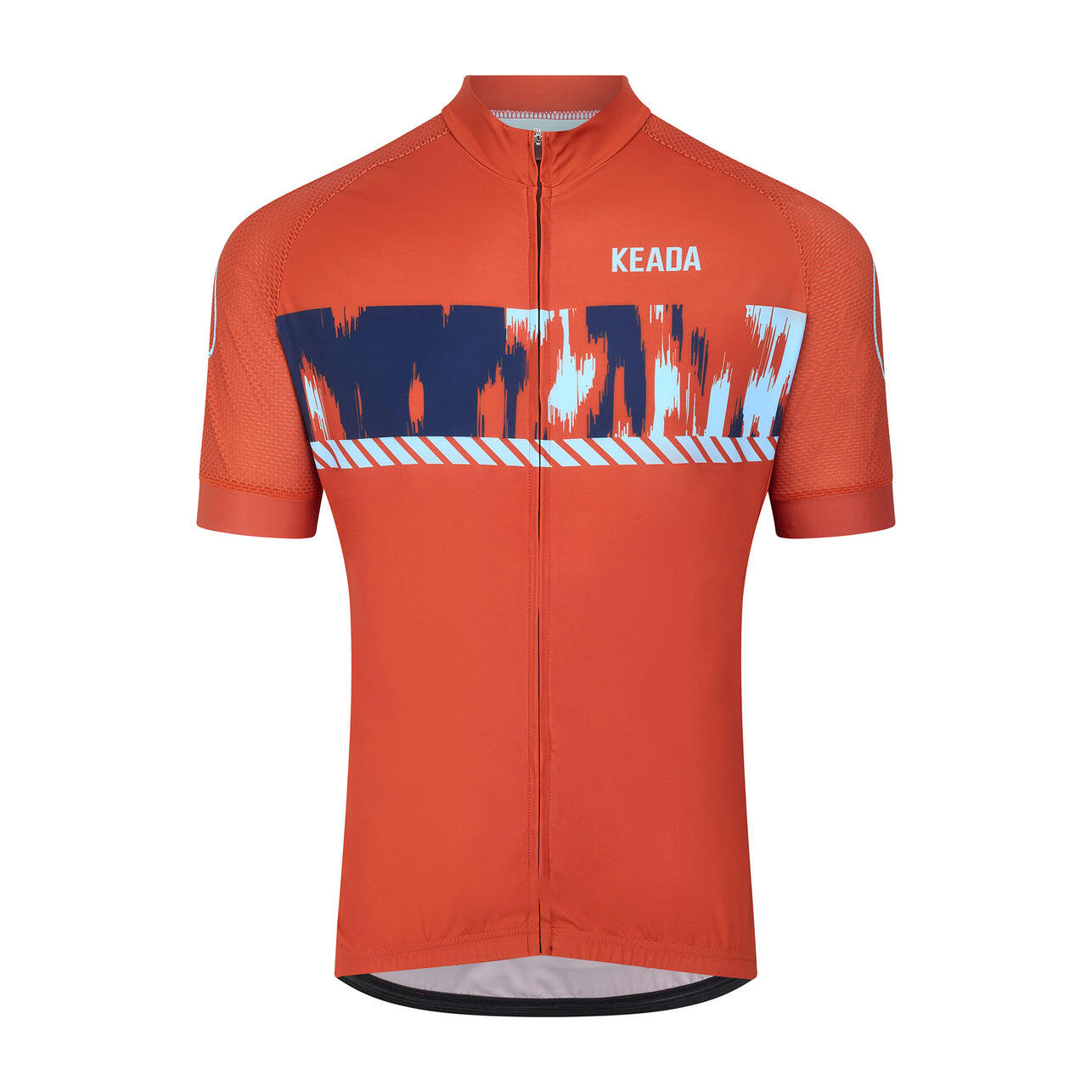 KEADA SPORTS Maglia ciclismo donna Keada Signal Two arancione, maniche corte, 4 tasche
