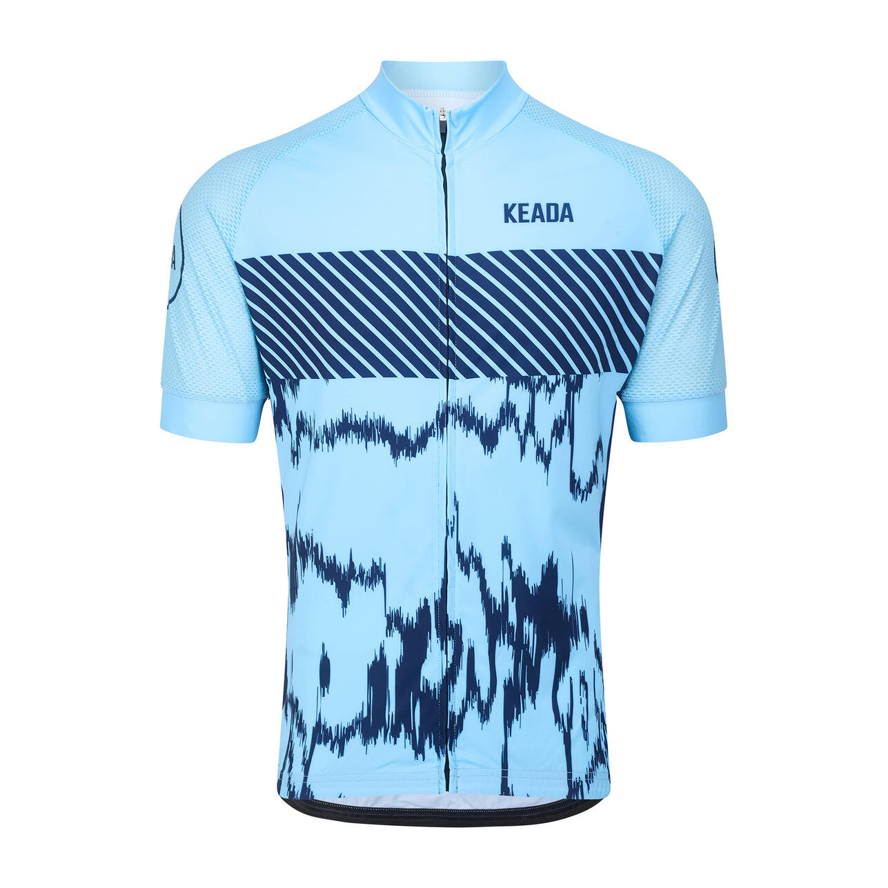 KEADA SPORTS Maglia da ciclismo donna Keada Signal Four blu, maniche corte