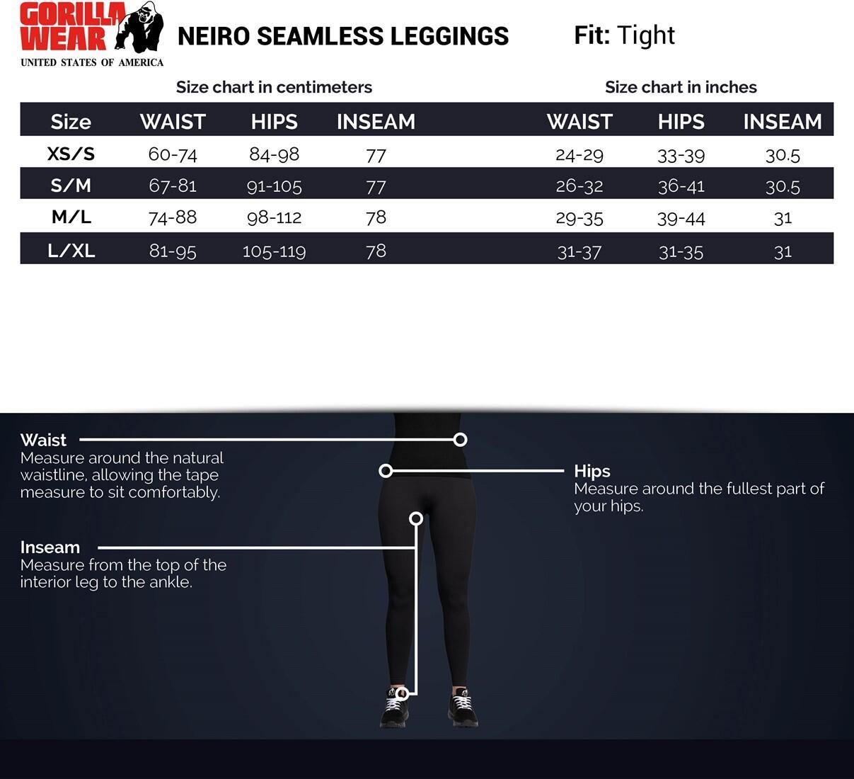 Neiro Leggings senza cuciture - Nero 4/4