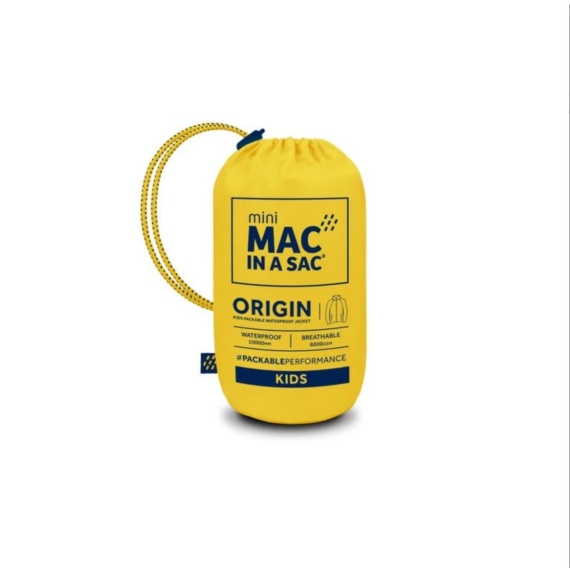 Mac in a Sac – Regenjas - Geel 5/5