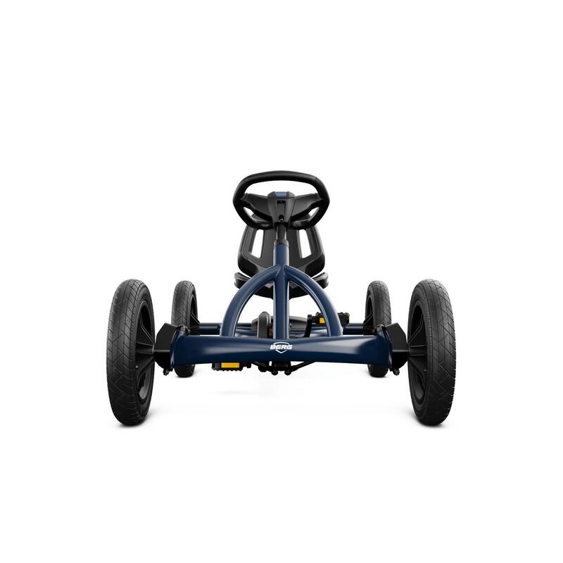 Gokart z regulowanym siedzeniem i oponami pneumatycznymi Buddy Classic Blue BERG