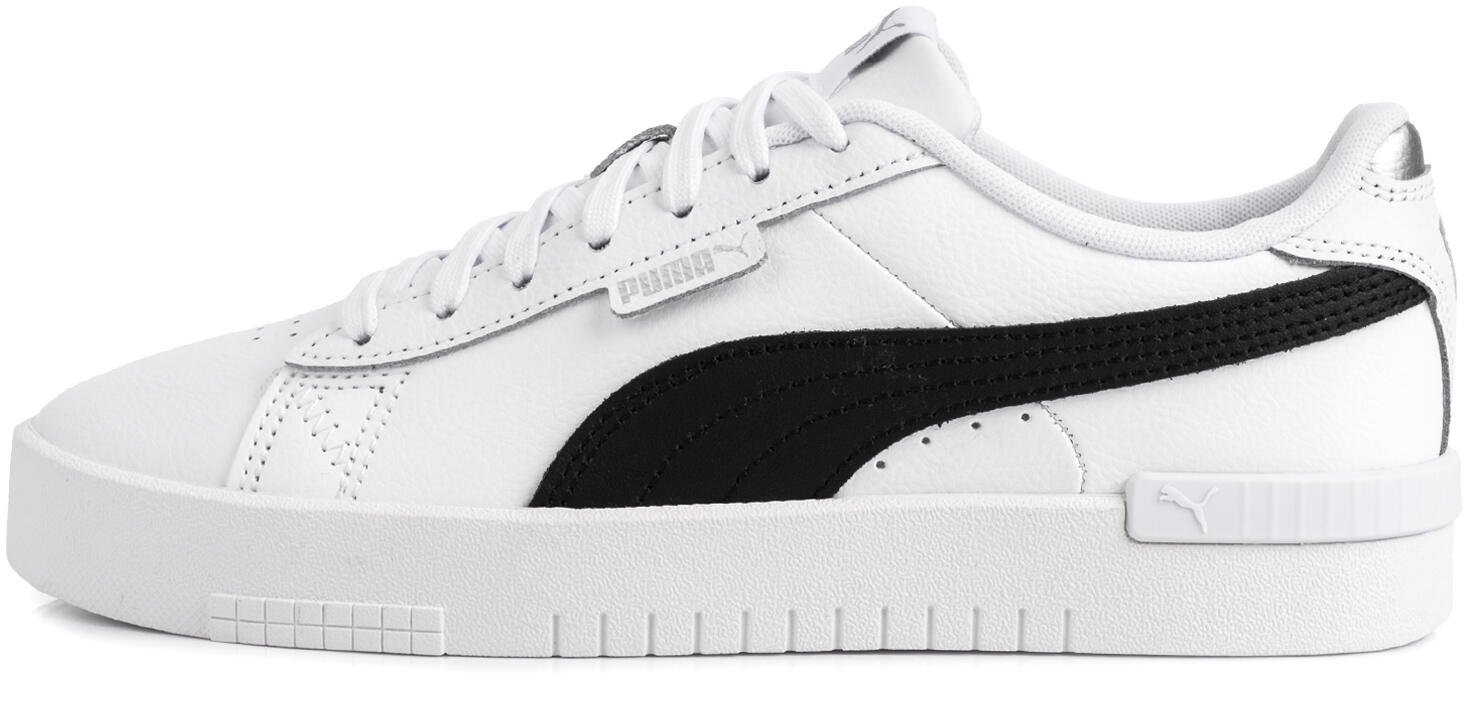 Damskie buty sportowe niskie skórzane biało czarne PUMA JADA 2/7