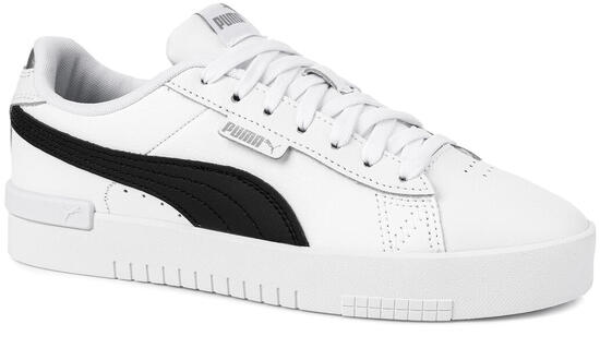 Damskie buty sportowe niskie skórzane biało czarne PUMA JADA
