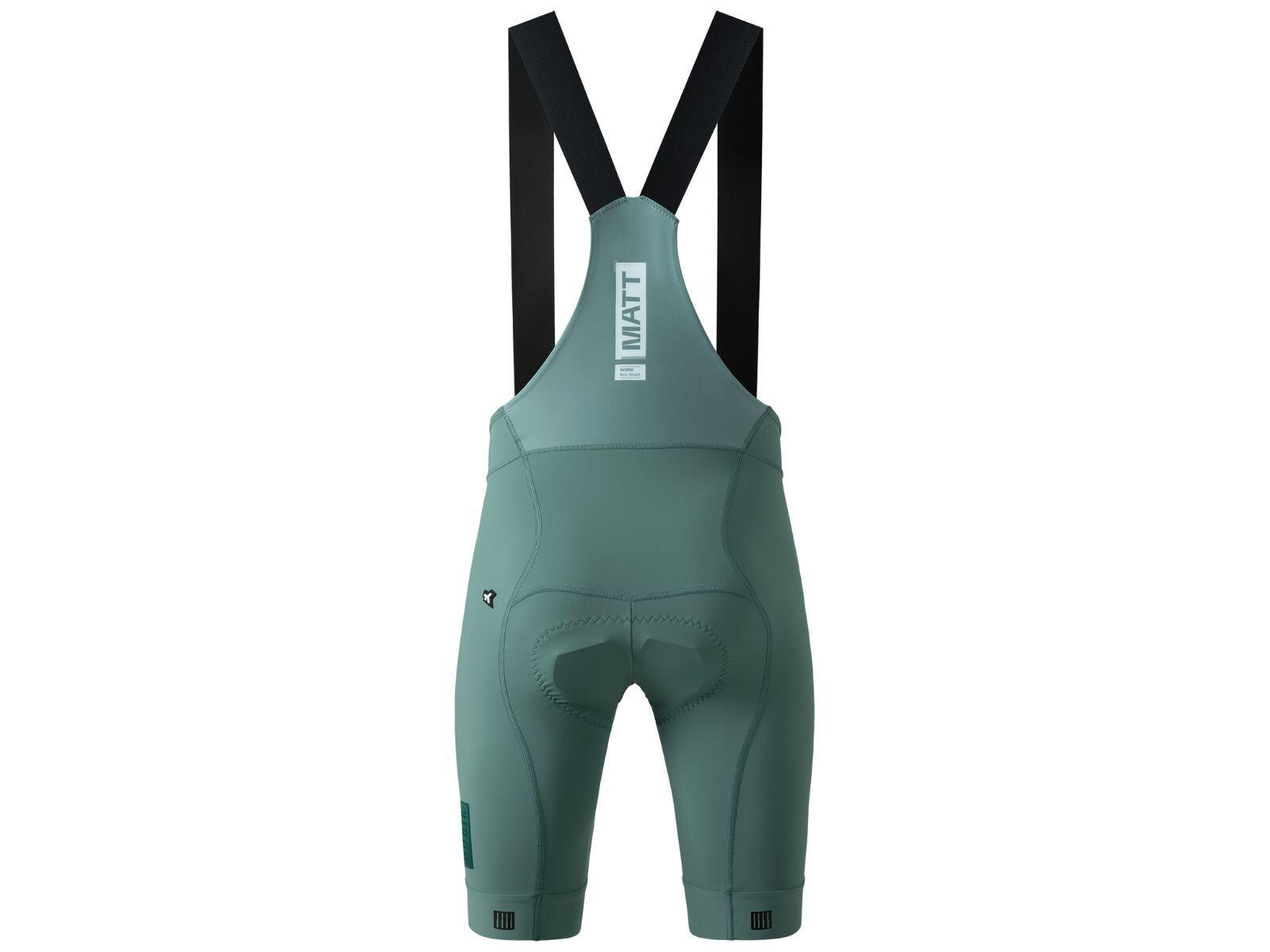 Fietsbroek kort Matt 2.0 Heren Blauw K10 - Maat S 3/4