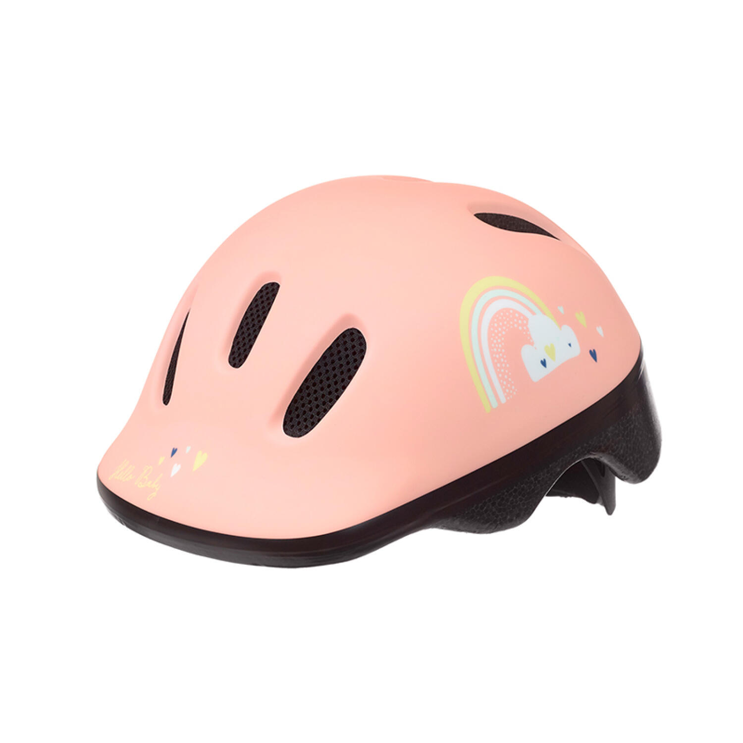 POLISPORT MOVE Casco da ciclismo per bambini Comfort e Sicurezza Arcobaleno Rosa