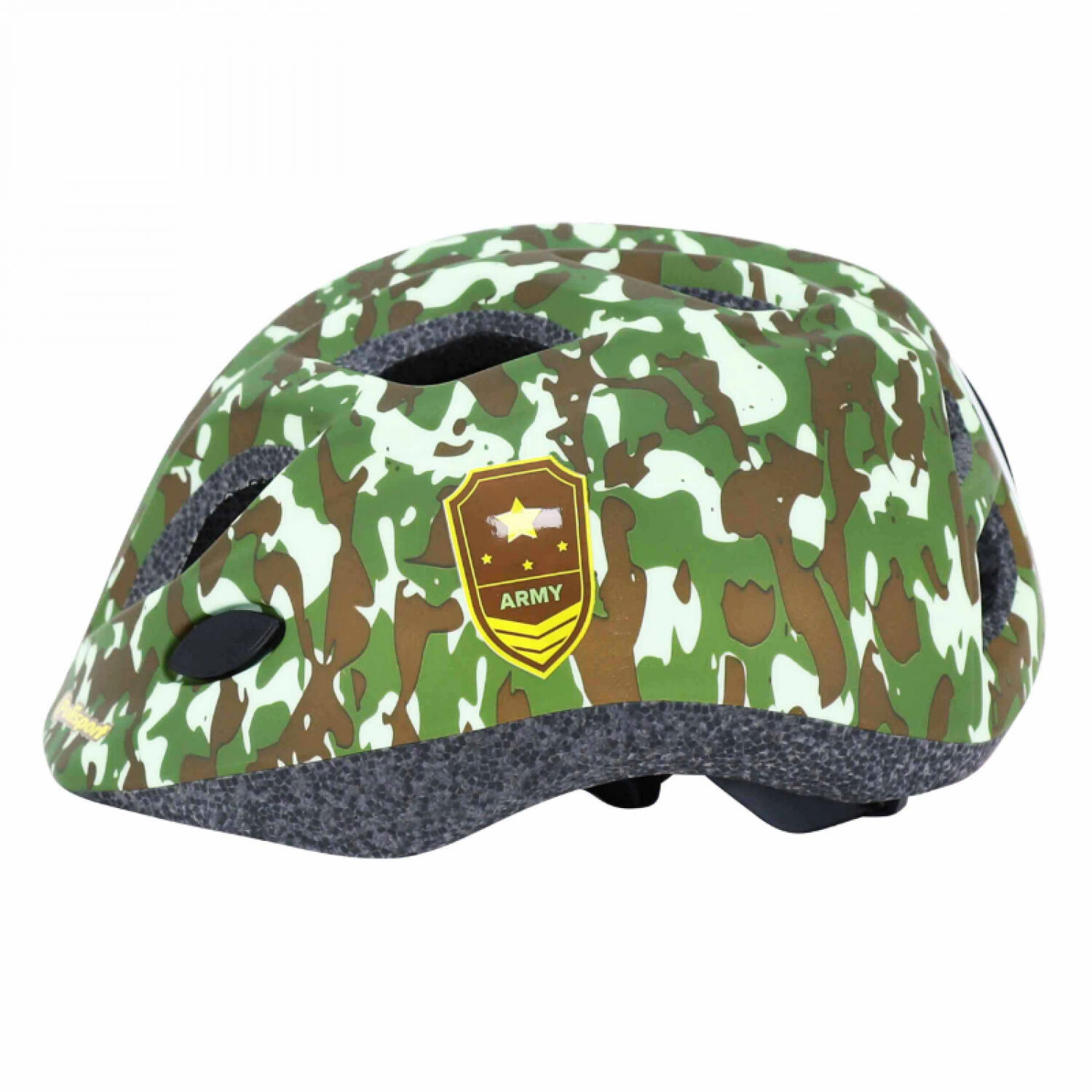 Casco de Bicicleta In-mold para Niños Army LED 4/5