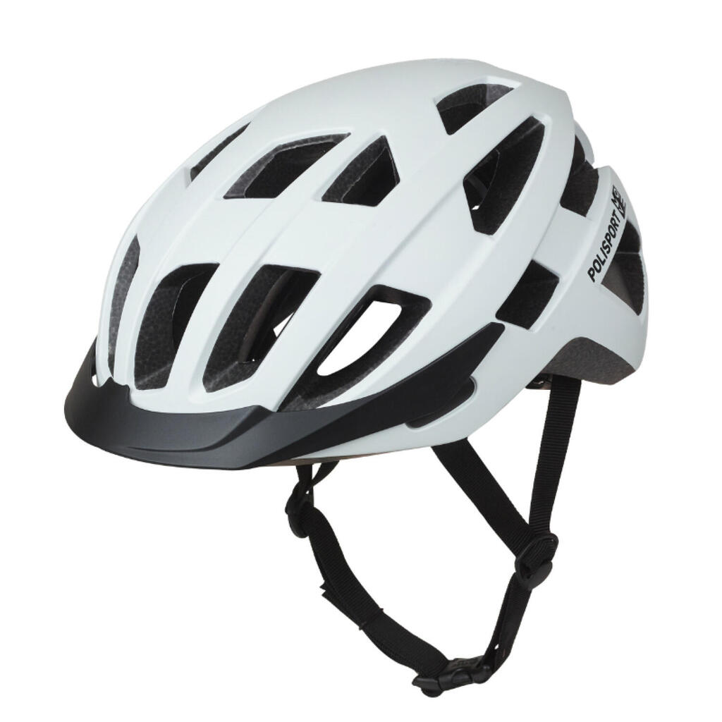 Polisport City Move Helmet L 58-61 cm White - Comfort and Safety