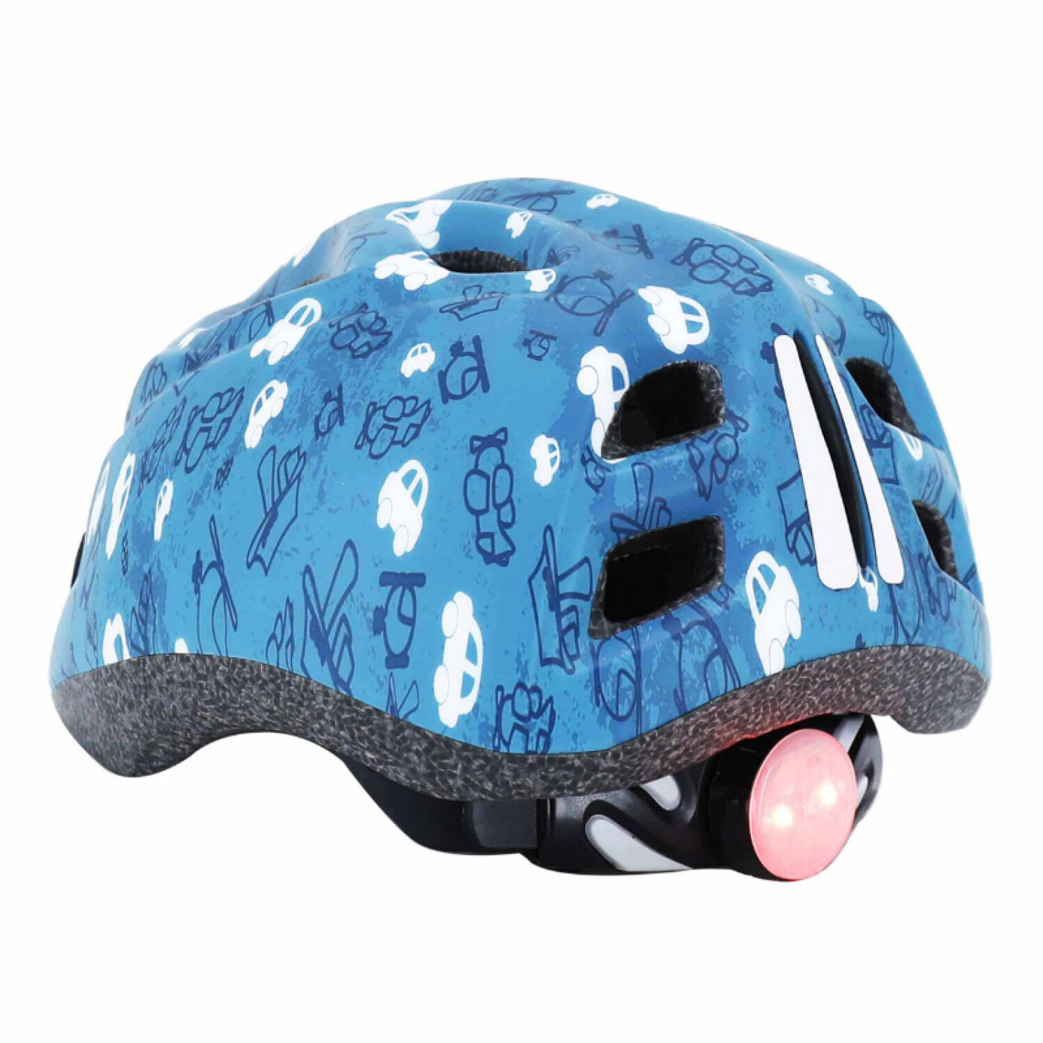Casco de Bicicleta In-mold para Niños Cars LED 5/5