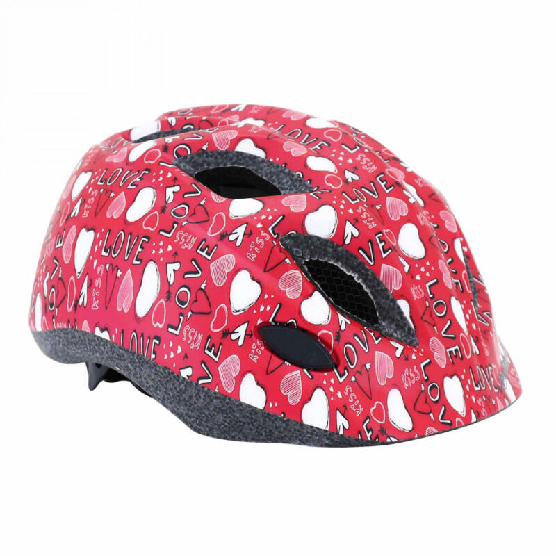 Kask rowerowy dla dzieci Love whit LED