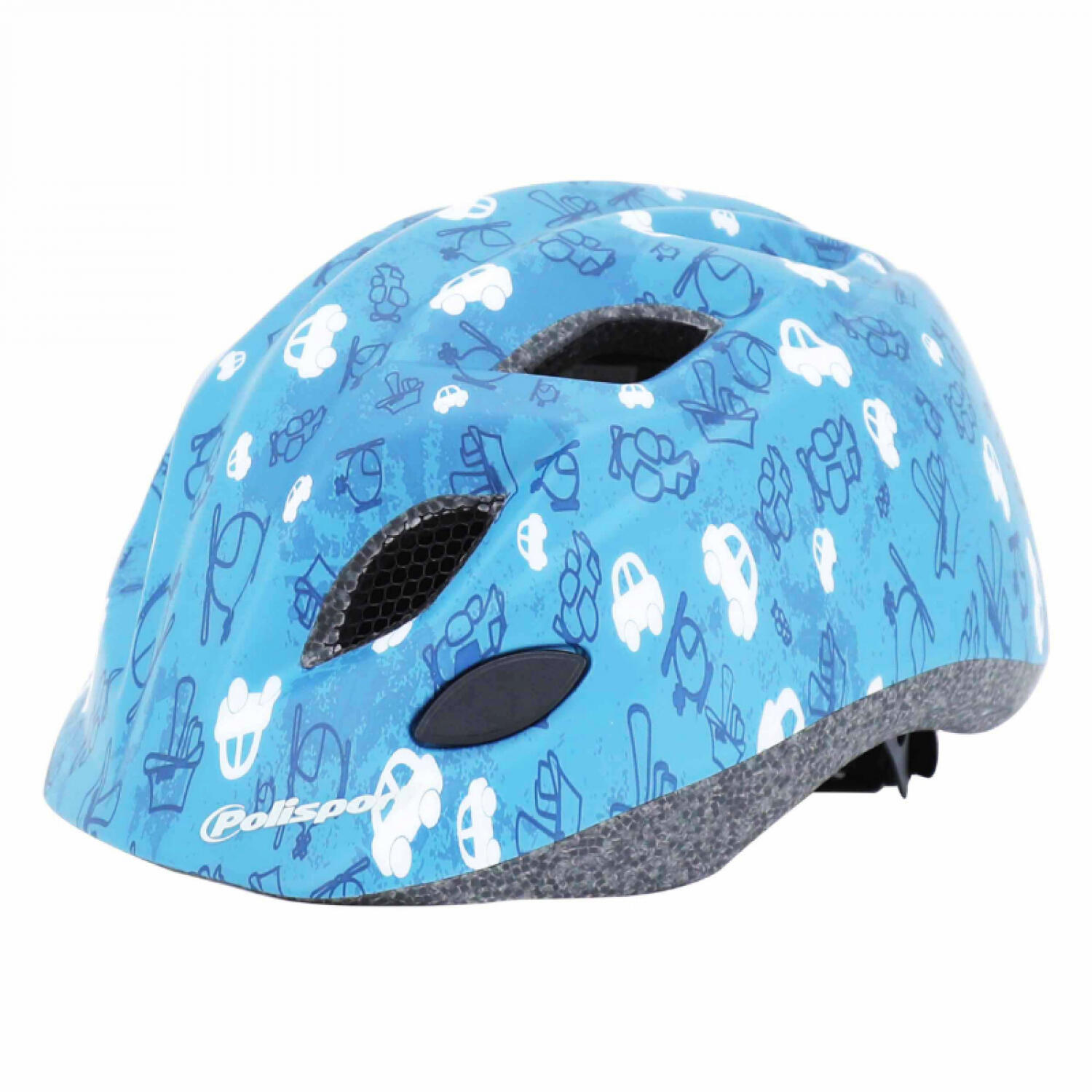 Casco de Bicicleta In-mold para Niños Cars LED 3/5