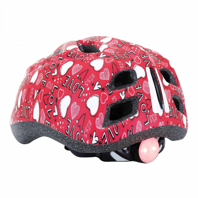 Casque de Vélo In-mold pour Enfants Love LED
