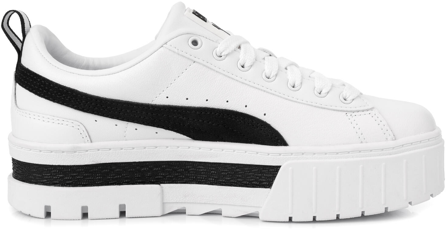 Damskie buty sportowe sneakersy na platformie białe PUMA MAYZE 3/7