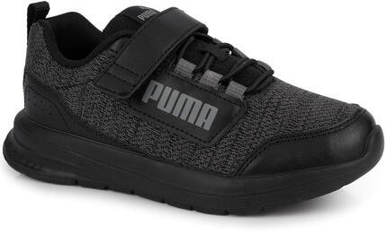 Buty dziecięce sportowe sneakersy na rzep czarne PUMA EVOLVE